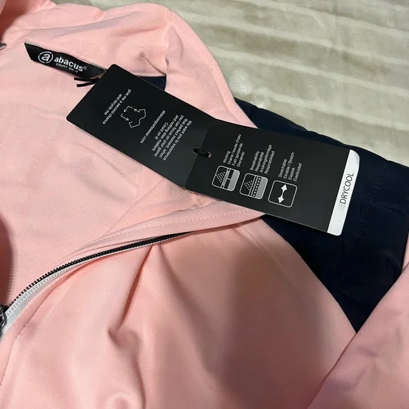 Abacus Peach & black thermo midlayer Women's Jacket XL - Picture 3 of 7